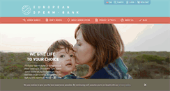 Desktop Screenshot of europeanspermbank.com