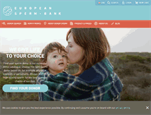 Tablet Screenshot of europeanspermbank.com